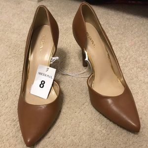 Brown Pointed Toe Heels
